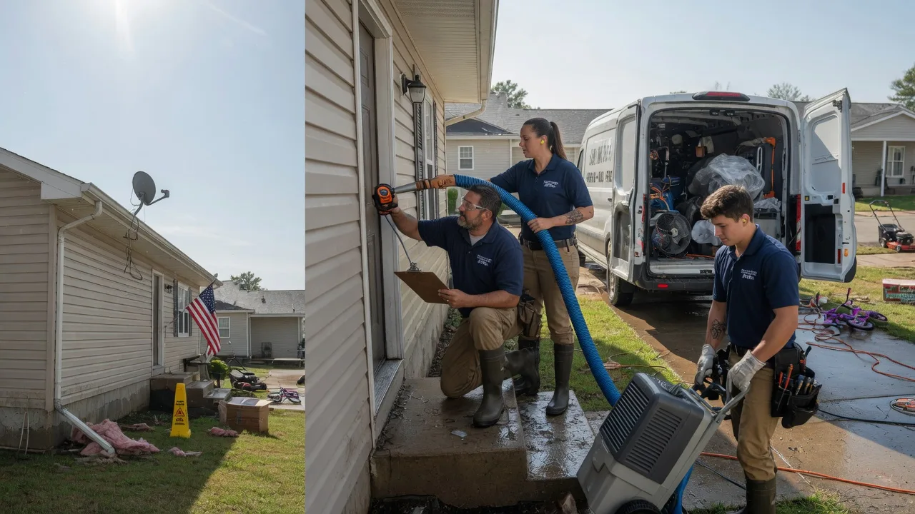 Ceiling Water Damage Restoration in Pocahontas, IA near me